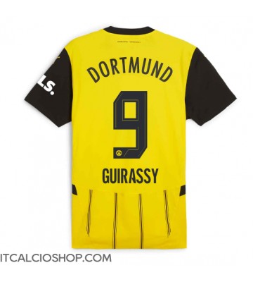 Borussia Dortmund Serhou Guirassy #9 Prima Maglia 2024-25 Manica Corta